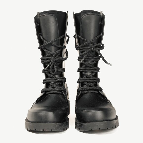 Christian Dior DiorCamp Bee Accent Rubber Combat Style Boot - Picture 2 of 10